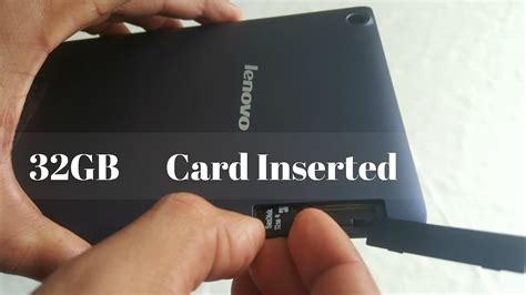 sd card for Lenovo tablet